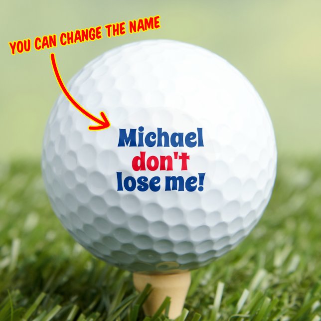 Scared Ball, Funny Custom Personalised Golf Balls (Creator Uploaded)