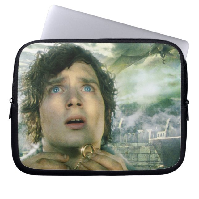 Scared FRODO™ Holding Ring Laptop Sleeve (Front)