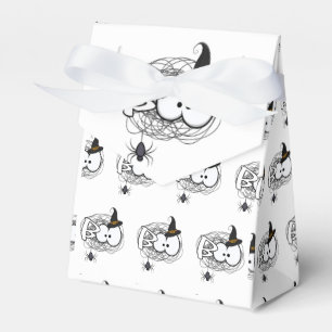 Scared Halloween Boo Eyes Favour Box Bag - White