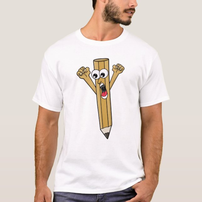 Scared Pencil T-Shirt (Front)