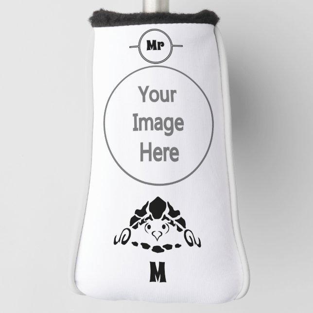 Scared Turtle Hiding in his Shell Golf Head Cover (Rotate 90)