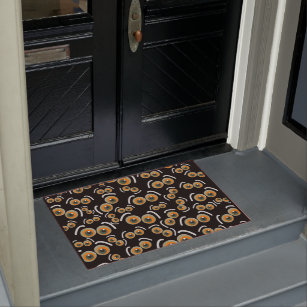 Scaredy Cats Welcome Door Mat