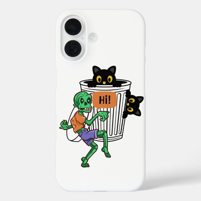 Scaredy Cat Halloween Case-Mate iPhone Case (Back)