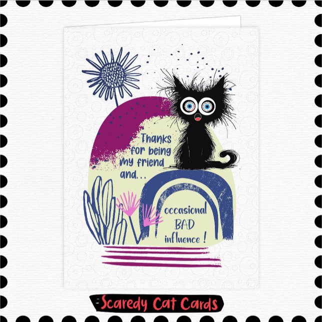 Scaredy Cat "My Friend" Card (Creator Uploaded)