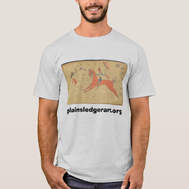 Scares the Enemy:  Stealing 3 Horses T-Shirt (Front)
