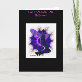 Scarey Faery Halloween Card