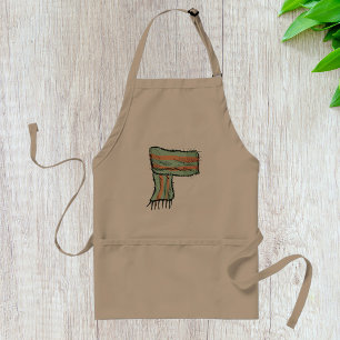 Scarf Sketch Fashion Apron
