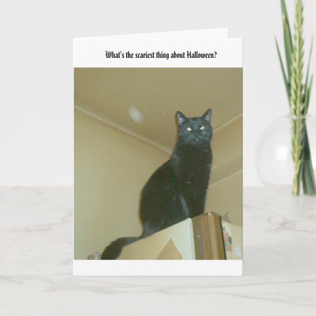 Scariest thing about Halloween Card (Front)