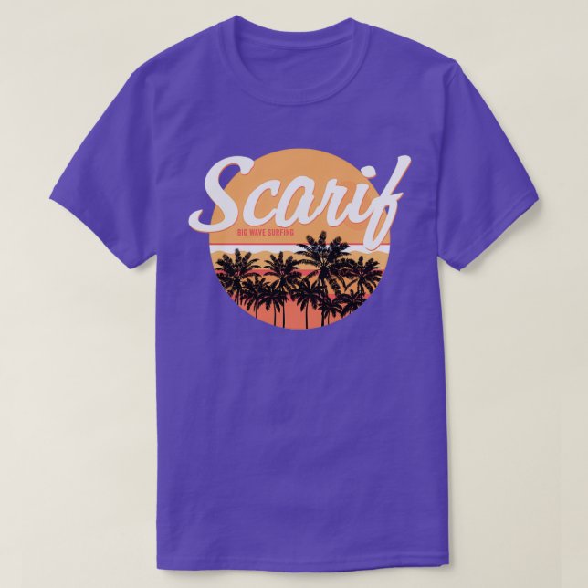 Scarif Big Wave Surfing T-Shirt (Design Front)