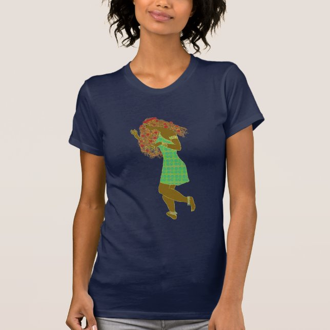 Scarlet Begonias T-Shirt (Front)