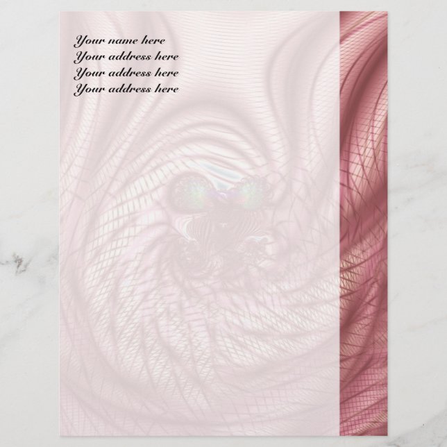 Scarlet Bird Customized Letterhead (Front)