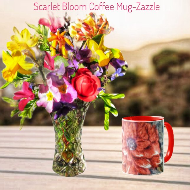 Scarlet Bloom Mug (Creator Uploaded)