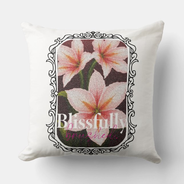 Scarlet Blossom Cushion (Front)