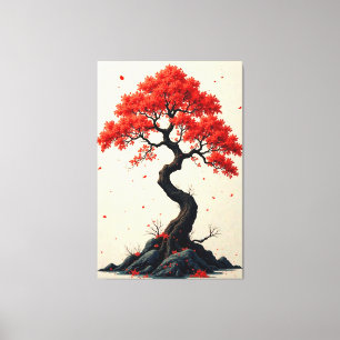 Scarlet Breeze Canvas Print