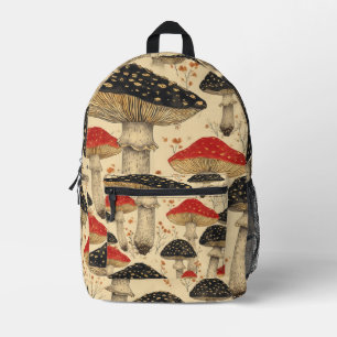 Scarlet Cap Mushroom Meadow - Backpack