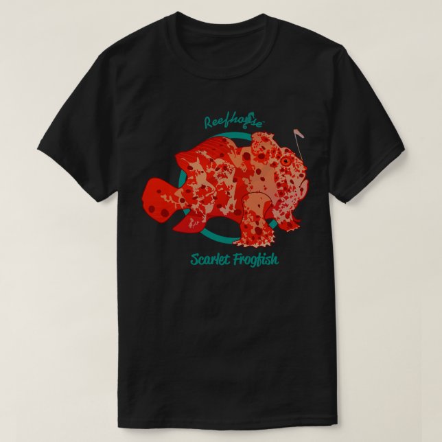 Scarlet Frogfish T-Shirt (Design Front)