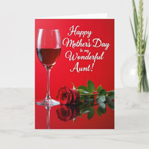 Scarlet Glass Mothers Day Card