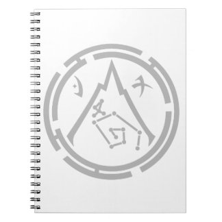Scarlet Guard [Grey Emblem] Lined Notebook