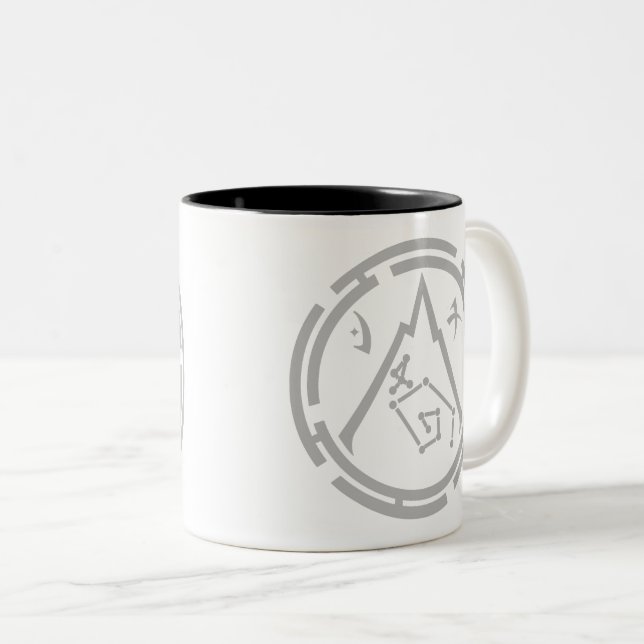 Scarlet Guard [Grey Emblem] Mug (Front Right)