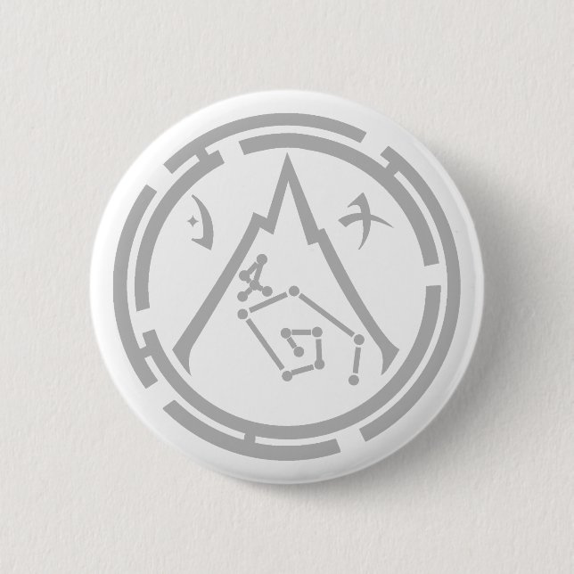 Scarlet Guard Grey Pin Badge (Front)