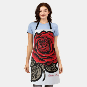 Scarlet Harmony Apron
