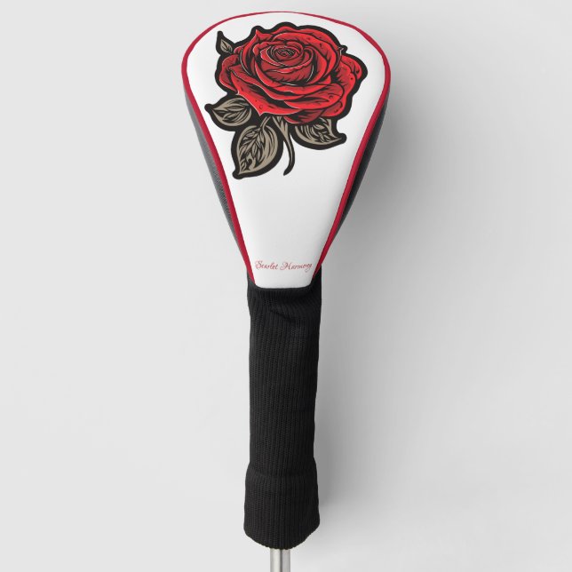  Scarlet Harmony  Golf Head Cover (Front)