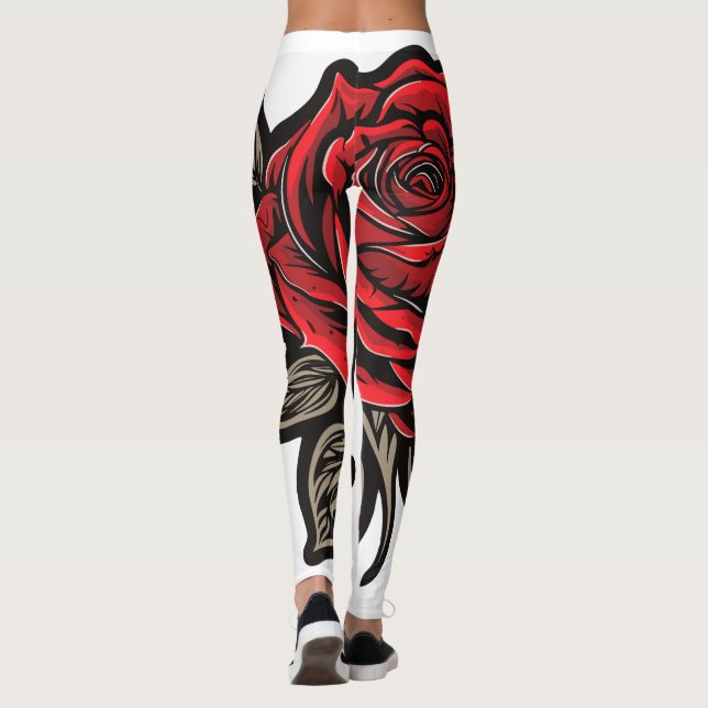  Scarlet Harmony  Leggings (Back)