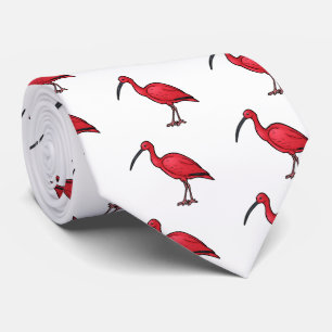 Scarlet Ibis Tie