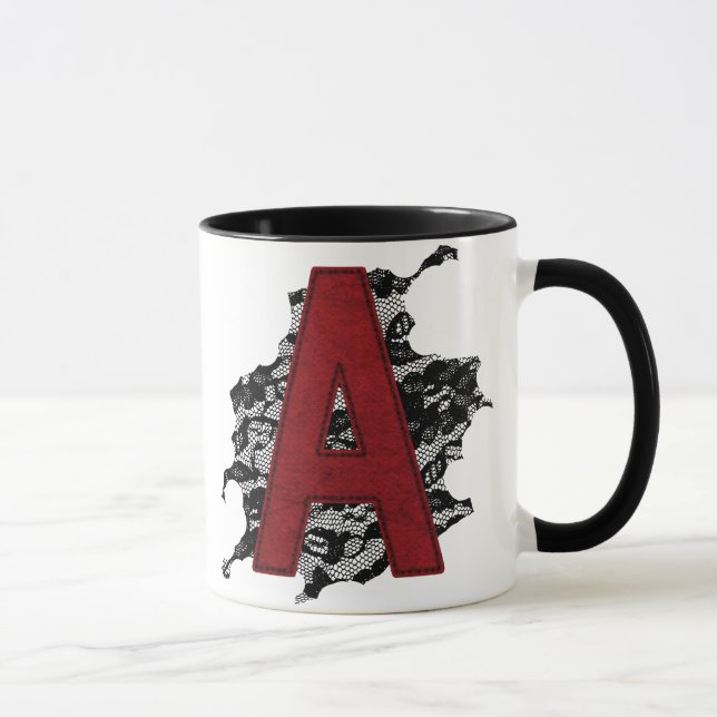 Scarlet Letter A Mug (Right)