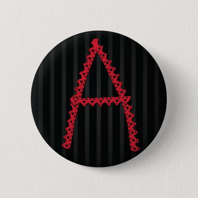 Scarlet Letter Button (Front)
