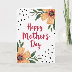 Scarlet Letter Mothers Day Card