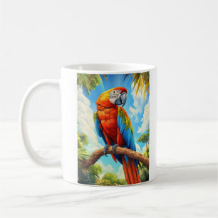 Scarlet Macaw Coffee Mug