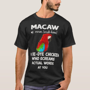 Scarlet Macaw Funny Definition Macaw T-Shirt