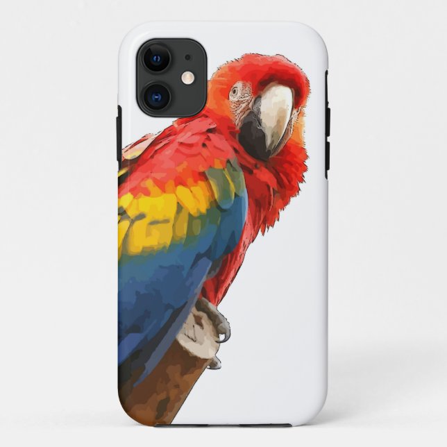 Scarlet Macaw iPhone 5 Case (Back)
