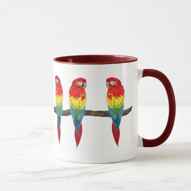 Scarlet Macaw Mug (Right)