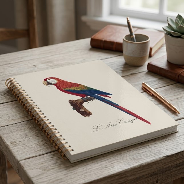 Scarlet Macaw or Red-Breasted Macaw, Ara macao Planner (Scarlet Macaw or Red-Breasted Macaw, Ara macao. Planner)