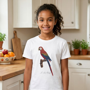 Scarlet Macaw or Red-Breasted Macaw, Ara macao T-Shirt