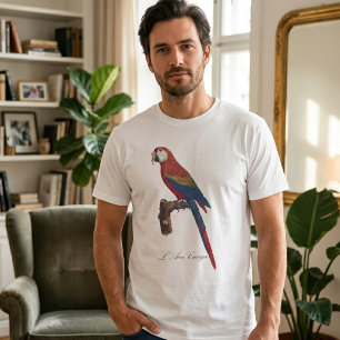 Scarlet Macaw or Red-Breasted Macaw, Ara macao T-Shirt