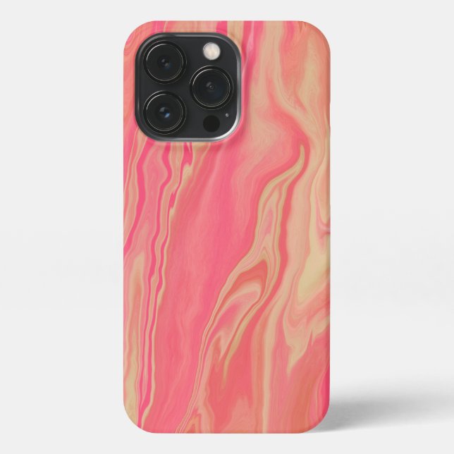 Scarlet Marble Background iPhone Case (Back)