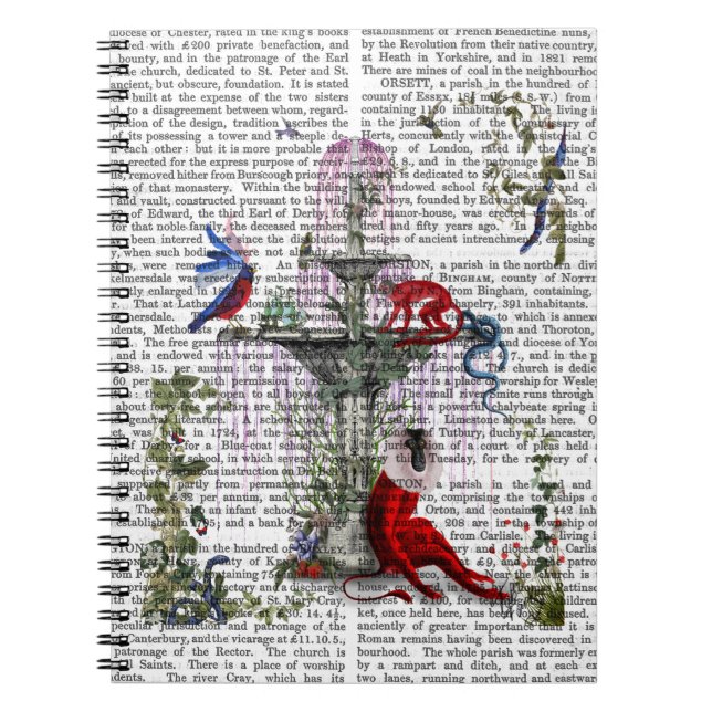 Scarlet Monkey 2 Notebook (Front)