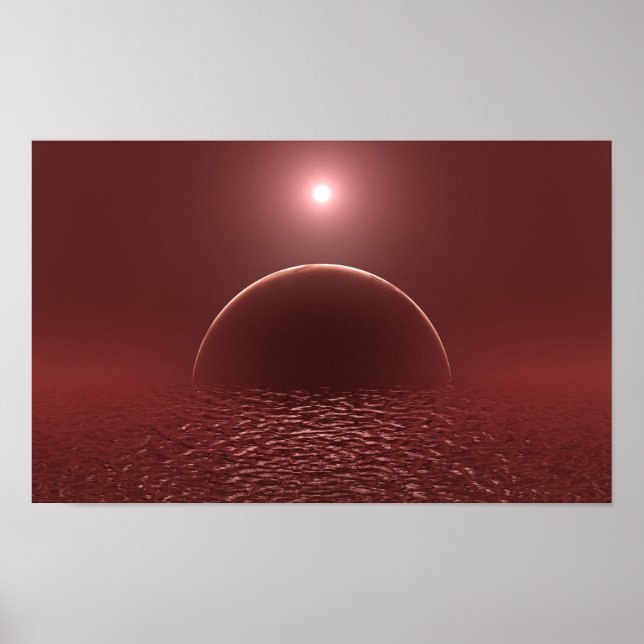 Scarlet Ocean Moon Poster (Front)