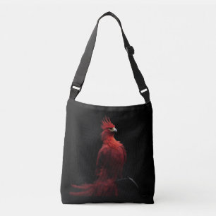 Scarlet Phoenix Sits Proudly Crossbody Bag