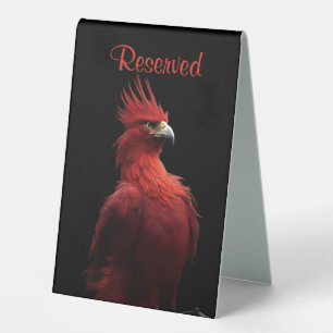 Scarlet Phoenix Sits Proudly Reserved