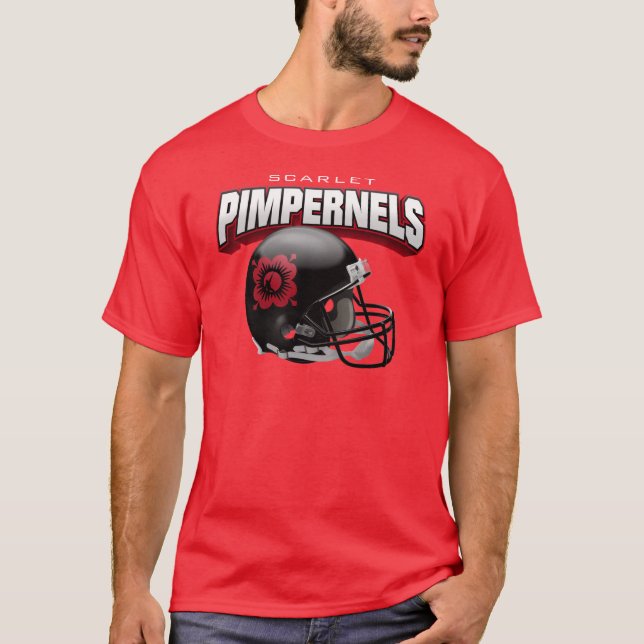 Scarlet Pimpernels "Big Head" Tee: Home T-Shirt (Front)