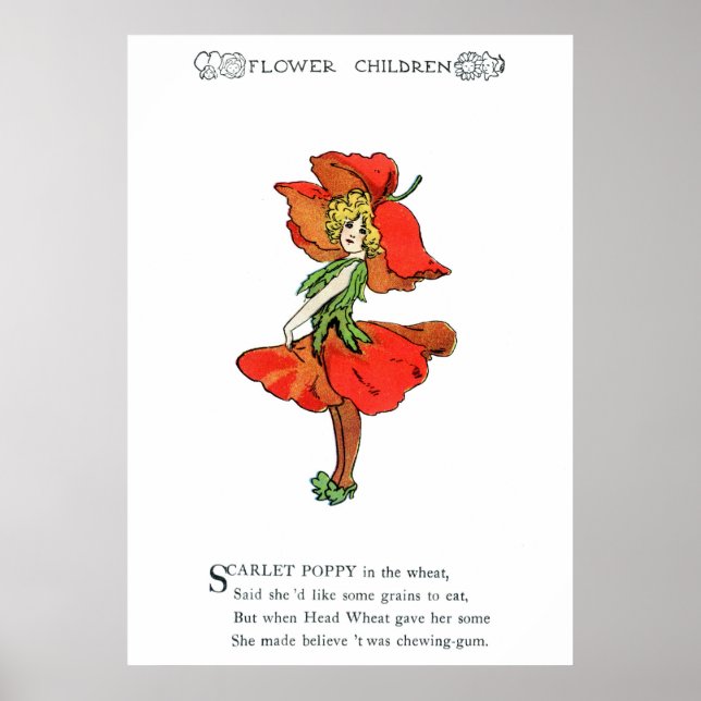Scarlet Poppy Poster (Front)