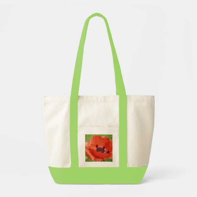 Scarlet Poppy Tote Bag (Front)