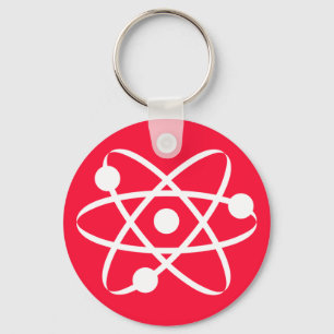 Scarlet Red; Atom Key Ring