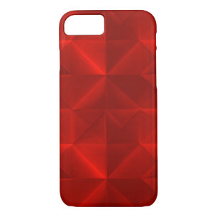 Scarlet Red Paper Origami Pattern iPhone 8/7 Case