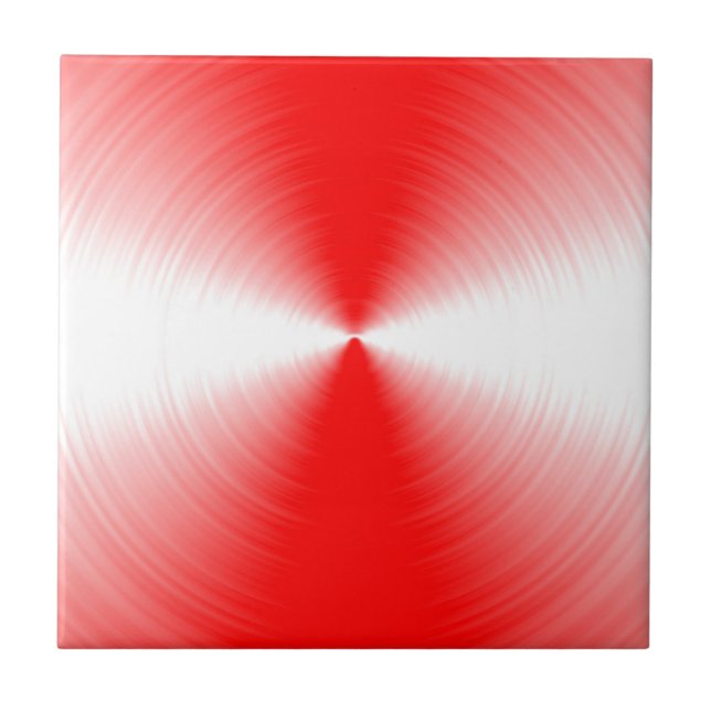 Scarlet Red Radiant Contemporary Tile (Front)