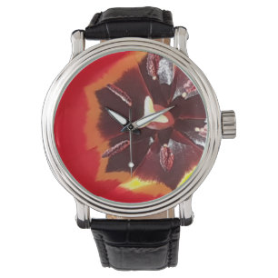 Scarlet Red Tulip Watch